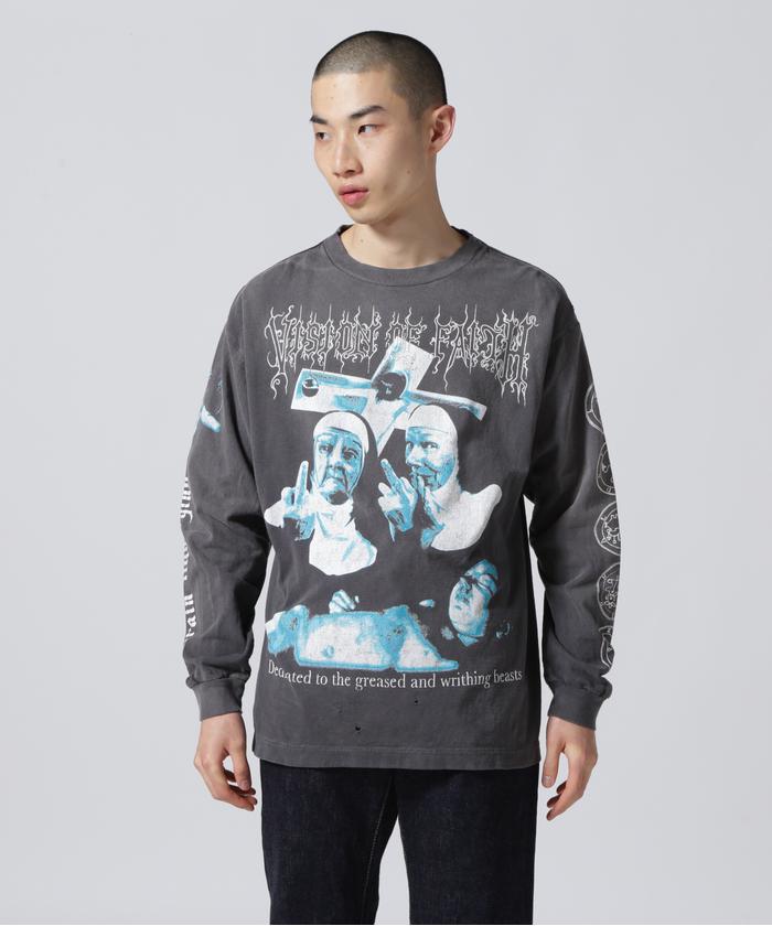 SAINT MICHAEL/セント マイケル/LS TEE/SISTERS/BLACK(505265965 SAINT MICHAEL/セント マイケル/LS TEE/SISTERS/BLACK(505265965