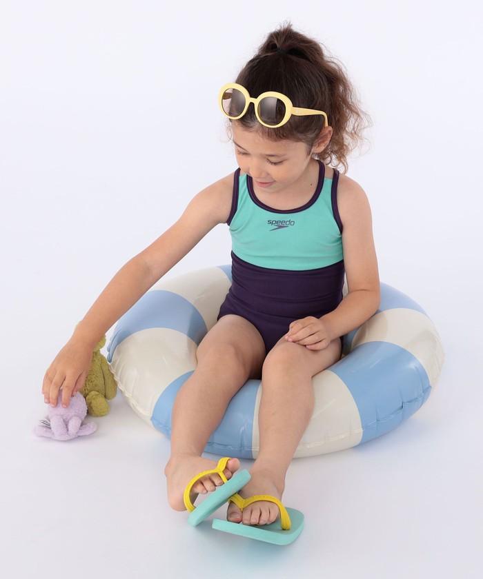 セール】Speedo:90～120cm /〈UVカット〉Girls Suit(505271213