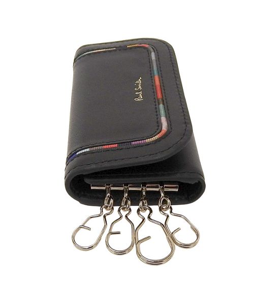 美品】Paul Smith ポールスミス 4連キーケース キーホルダー