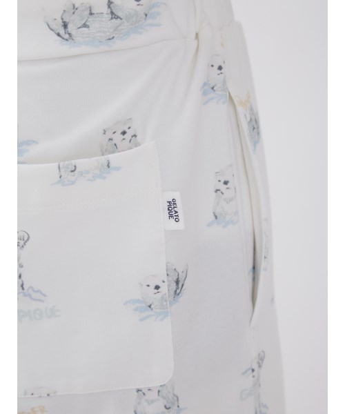 クーポン】【セール 30%OFF】【HOMME】ラッコ柄ハーフパンツ(505271815