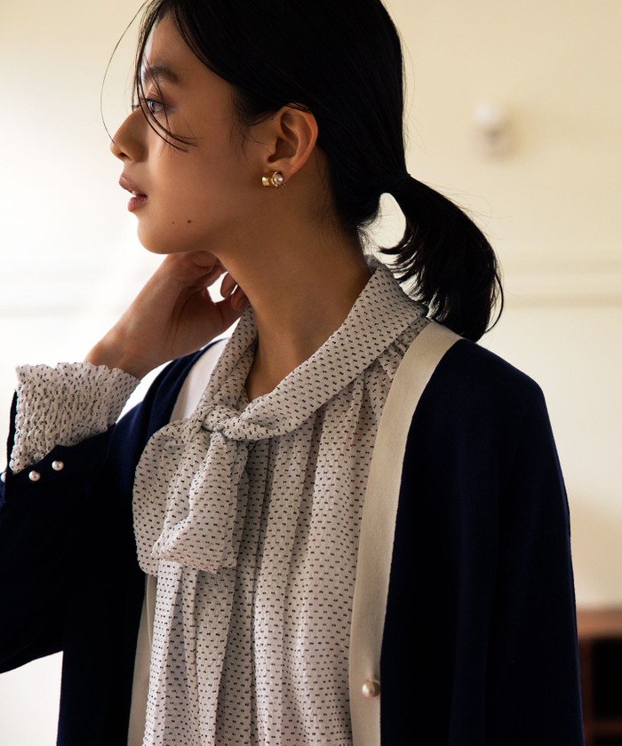 セール 50%OFF】【アンサンブル対応可】CHAIニット バイカラー