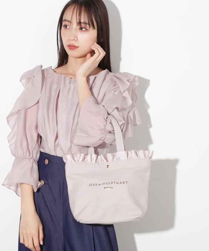 JILLSTUART - 新品ジルスチュアート　フリルブラトップバック　クロスタンクセット フリルトップトート（小）(505114187) | ジル バイ ジル
