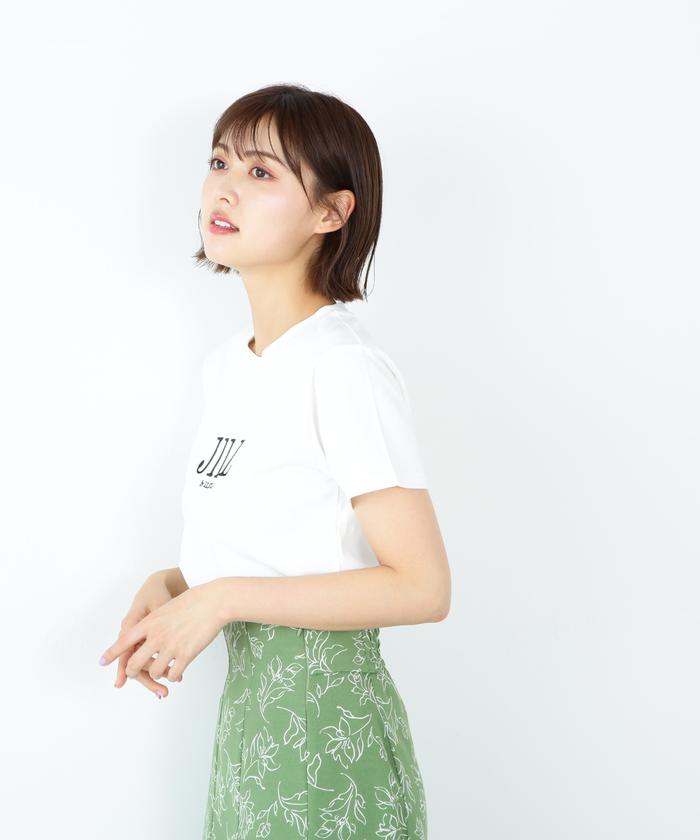 シシュウロゴTシャツ WEB限定カラー：バイカラー ラベンダー