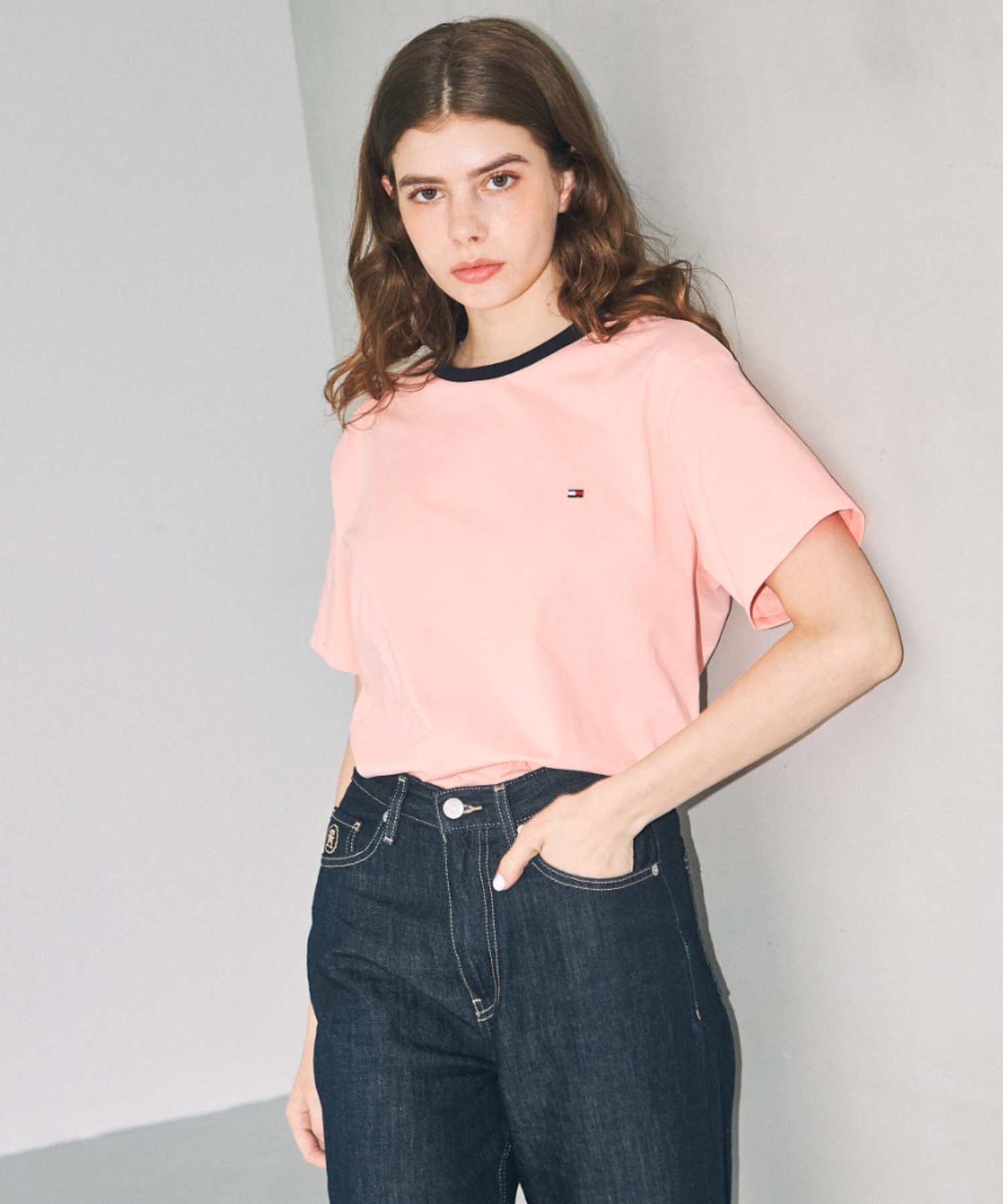 トミー ヒルフィガー TOMMY HILFIGER ソリッドトレーナー