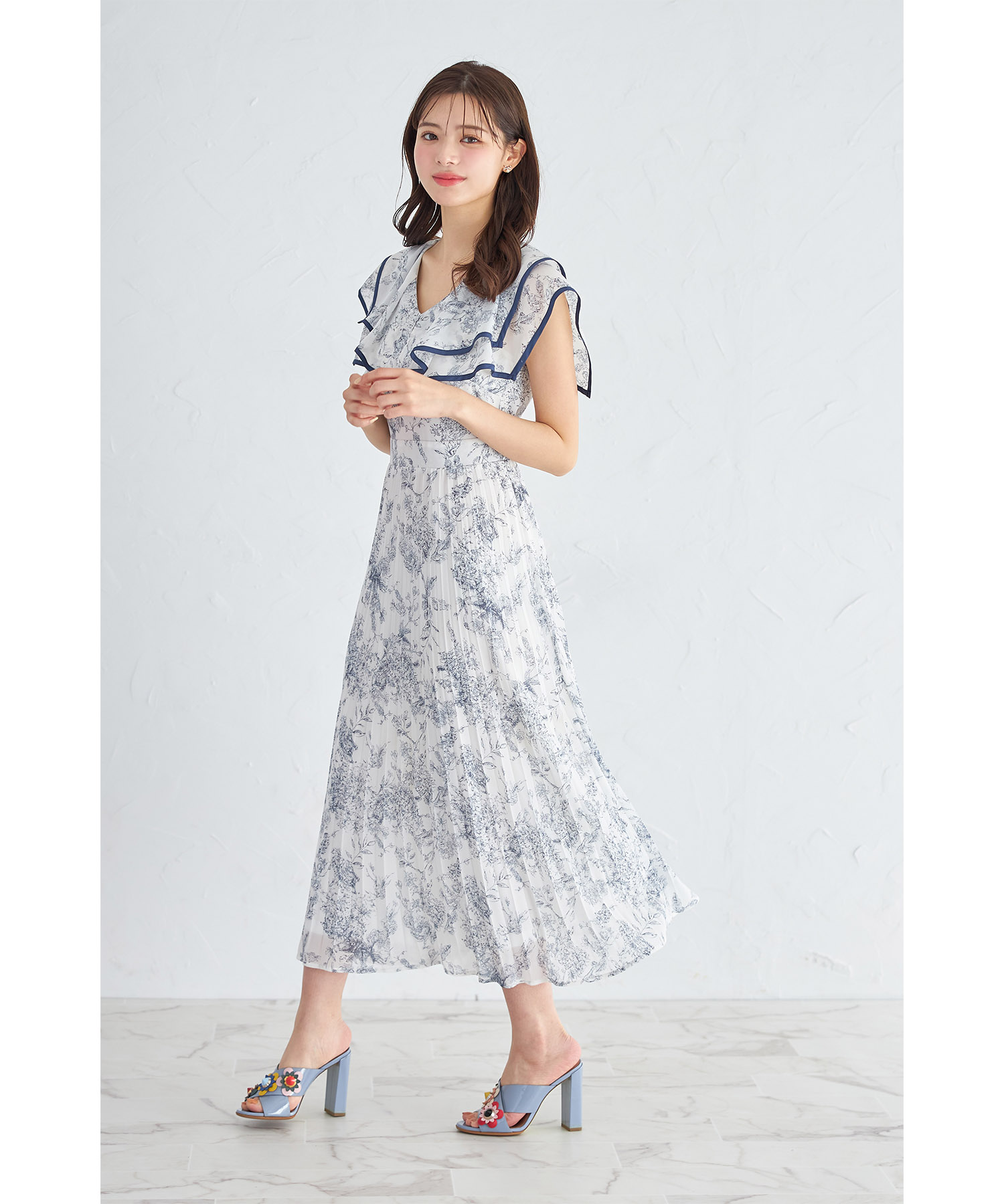 セール】トッコクローゼット tocco closet ビックカラーフラワー