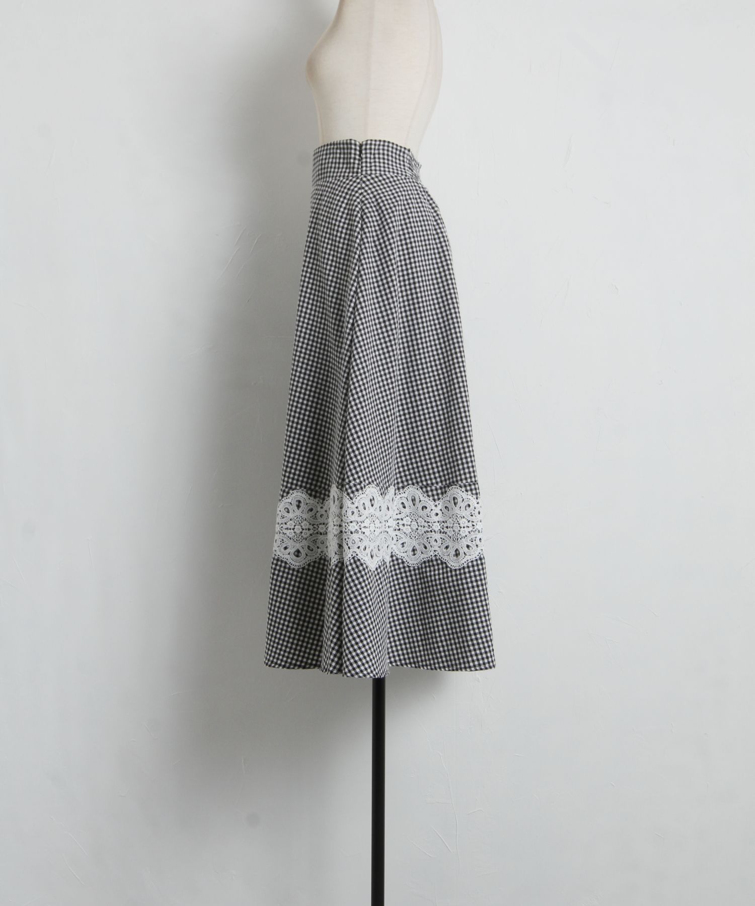 セール】トッコクローゼット tocco closet レース装飾ギンガム
