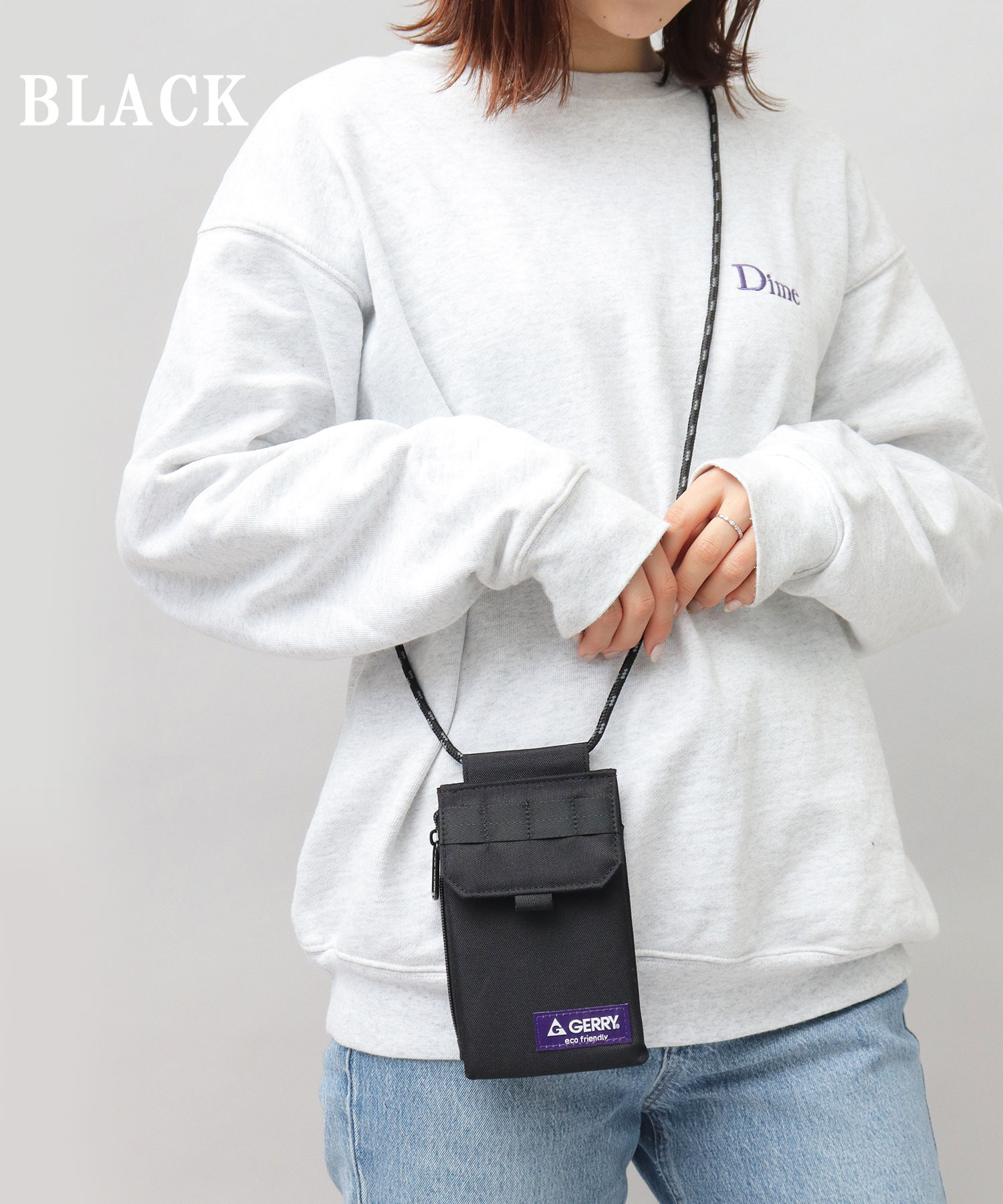 ☘️[新品未使用]ADMJショルダーバックマルチポーチモバイルポーチ　Black DEVICE（デバイス）の「ONE PIECE ギアサード ポーチ ショルダー