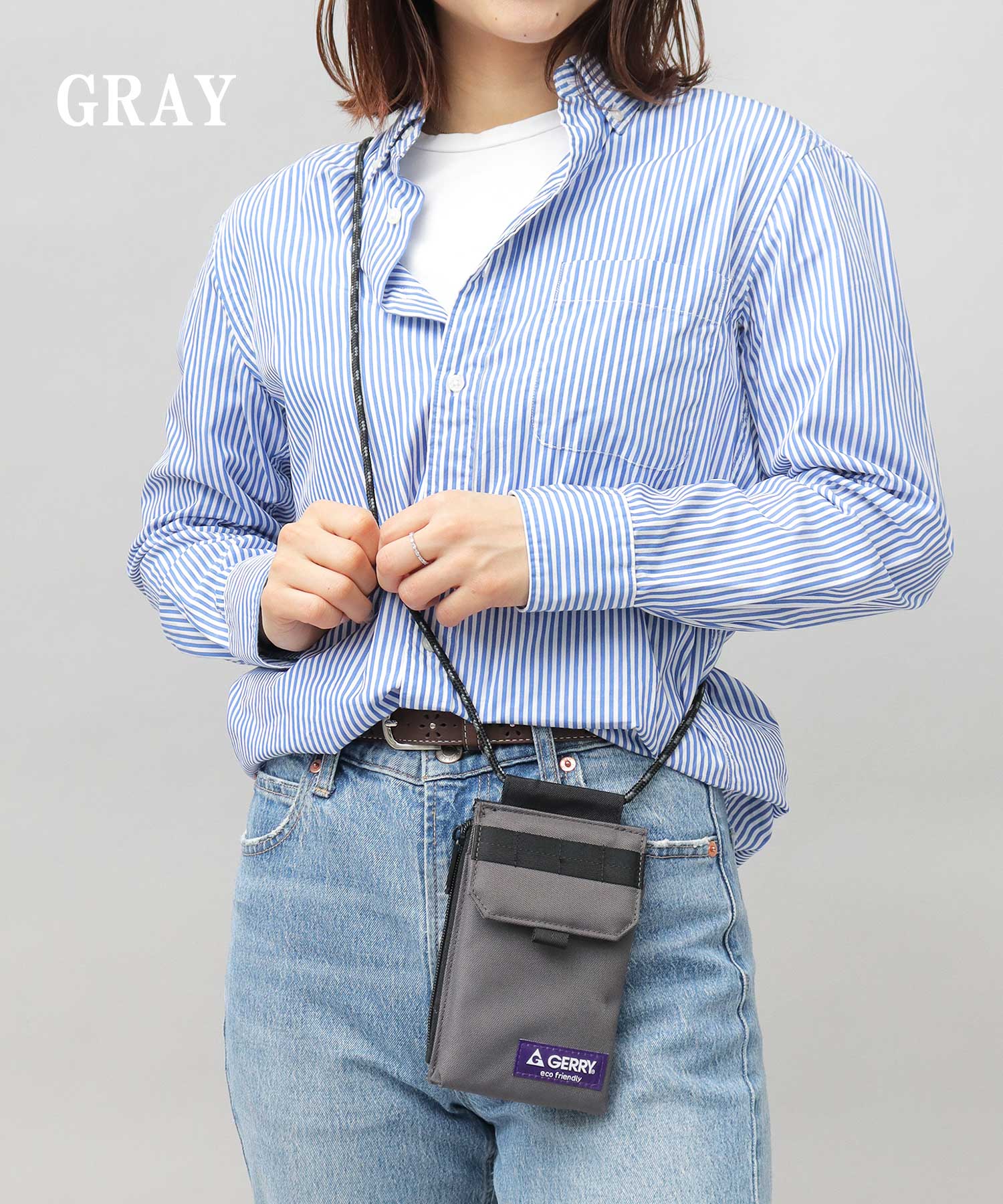 ジェリー GERRY スマホポーチ スマホショルダー 撥水加工