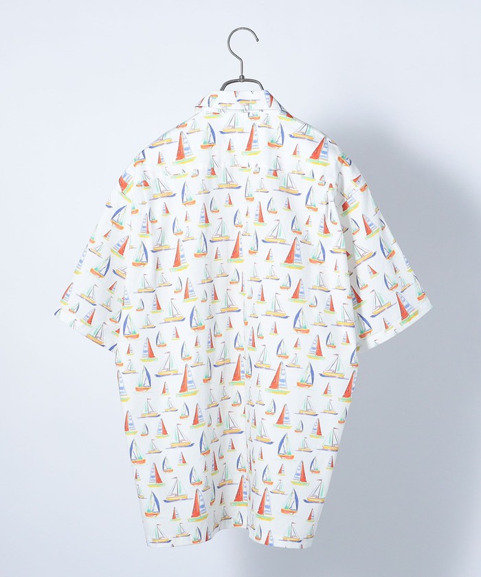 セール 40%OFF】SANSE SANSE: YOCCHAN ヨット プリント オープン セール 40%OFF】SANSE SANSE: YOCCHAN ヨット プリント オープン