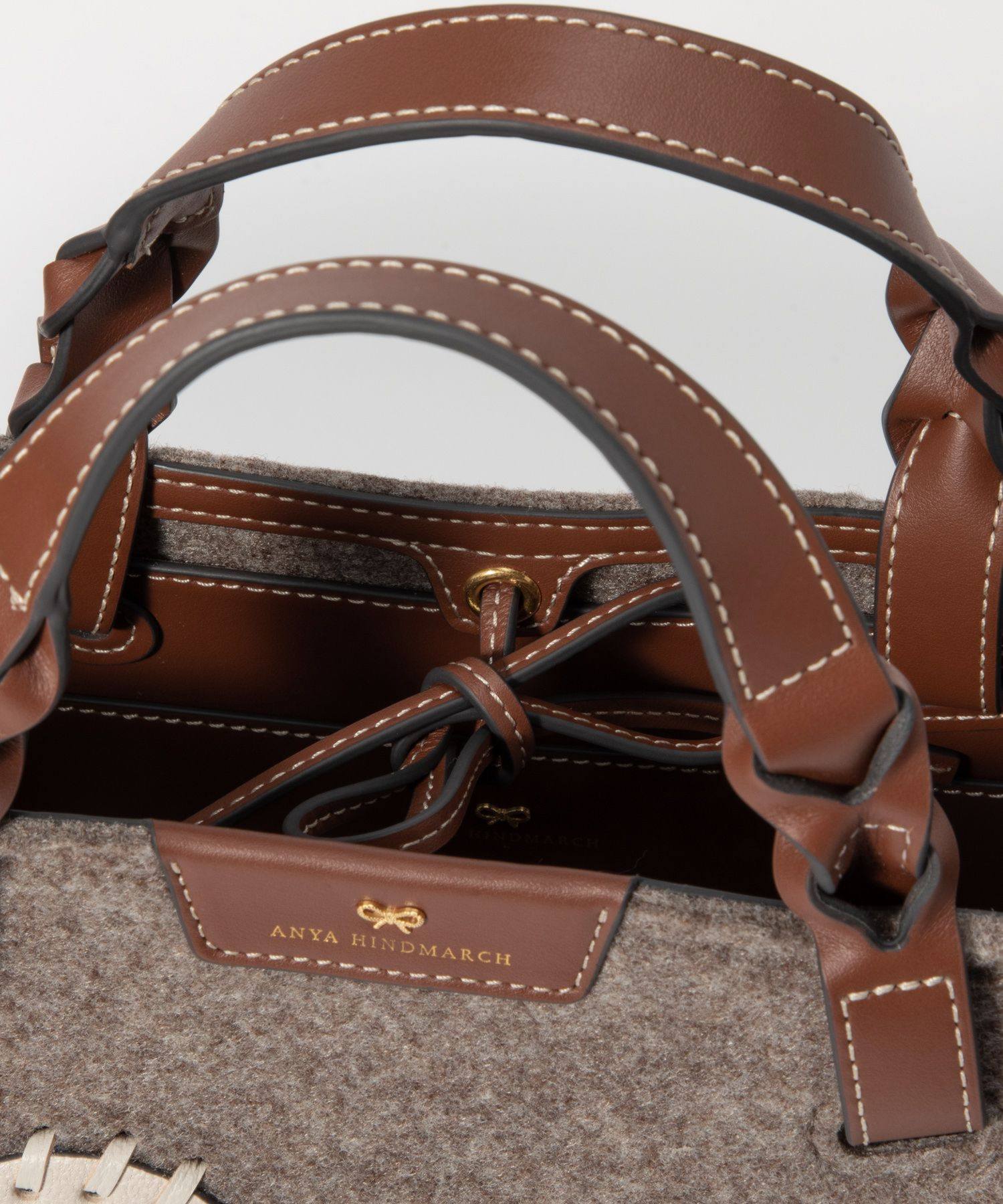関税送料込★Anya Hindmarch フェルトトート アニヤ ハインドマーチ ANYA HINDMARCH 5050925172912 トート