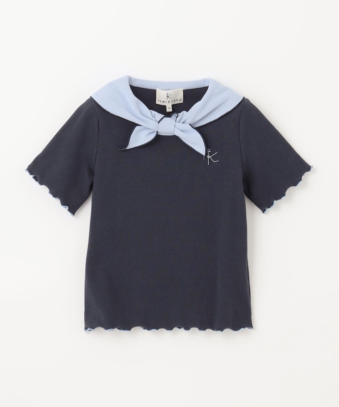 BTS 公式グッズ 長袖Tシャツ スカーフ セット tk.TAKEO KIKUCHI tシャツ スカーフ柄トロンプルイユカットソー