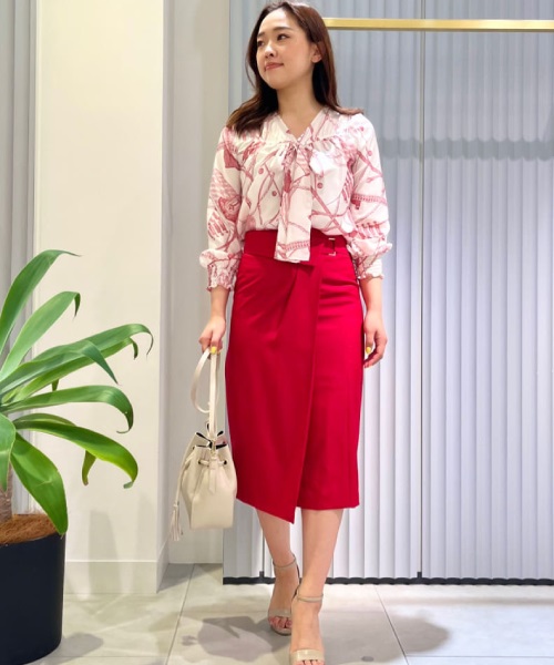 セール】ウエストストラップラップスカート(505118392) | ピンキー