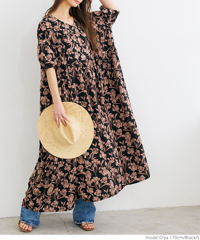関税.送料込 Ted Baker 花柄 パフスリーブ ワンピース 関税.送料込 Ted Baker 花柄 パフスリーブ ワンピース (TED