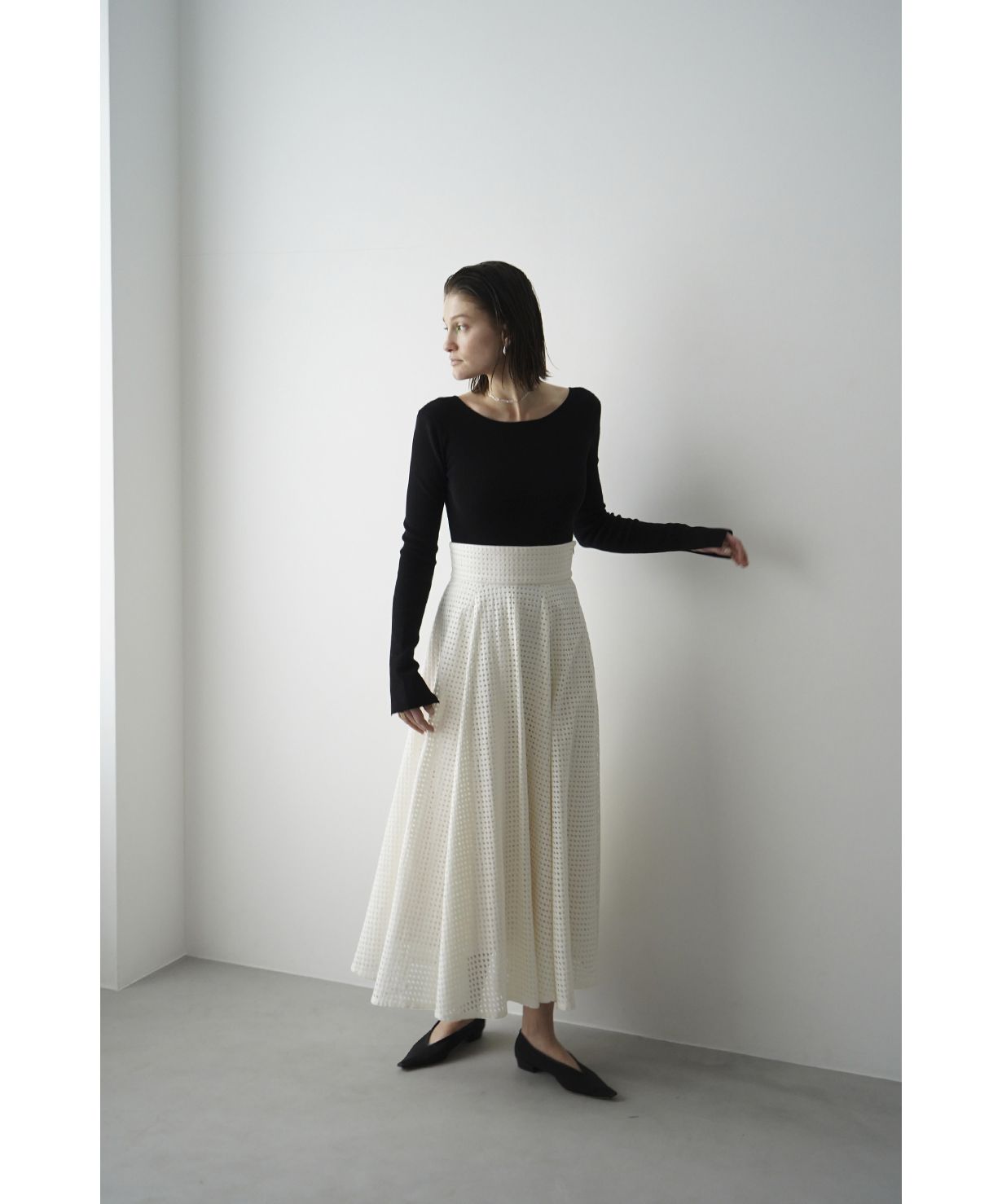 最新最全のをすべて セール 30%OFF】【セットアップ対応商品】DOT MESH SKIRT スカート