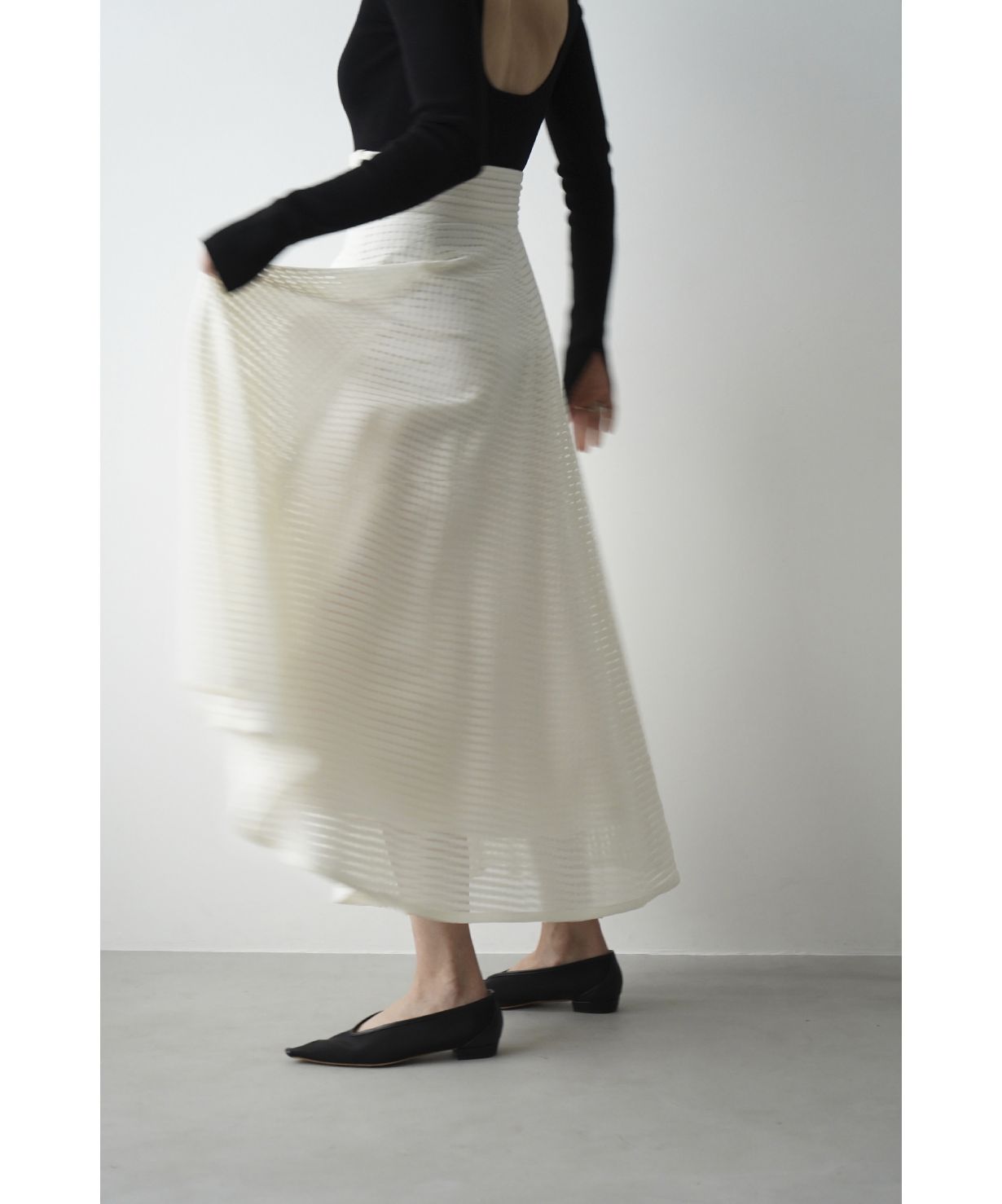 セール 30%OFF】【セットアップ対応商品】DOT MESH SKIRT