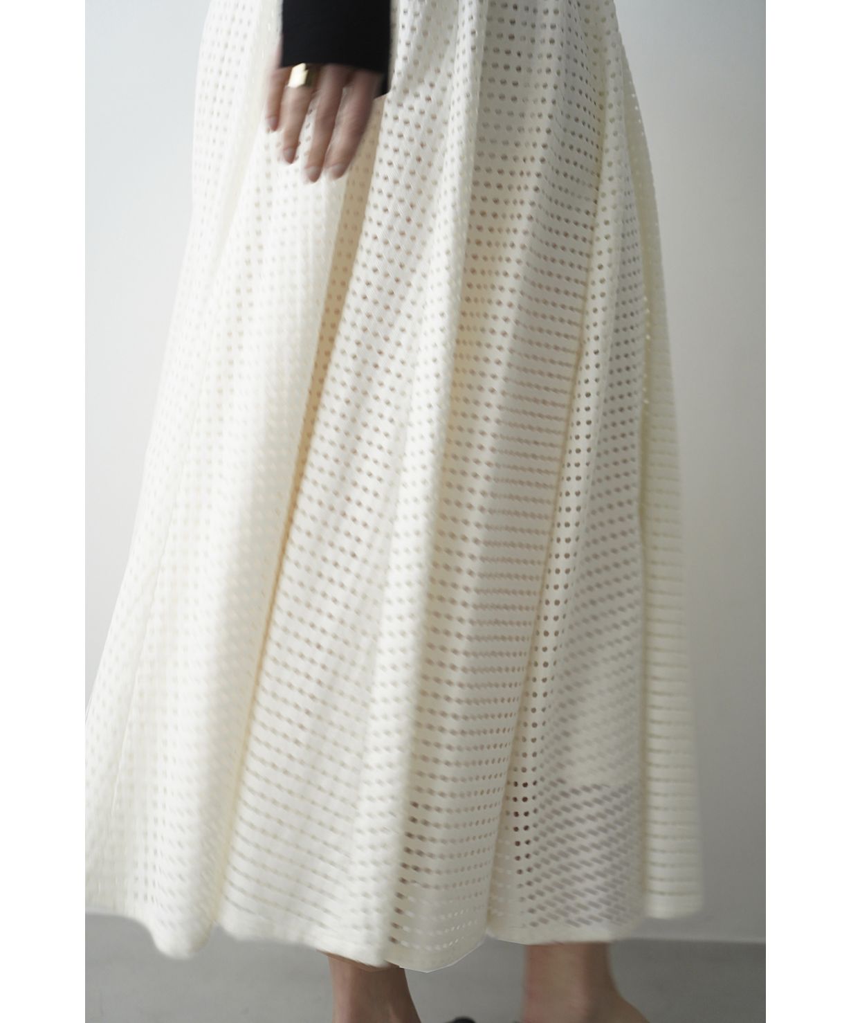 セール 30%OFF】【セットアップ対応商品】DOT MESH SKIRT