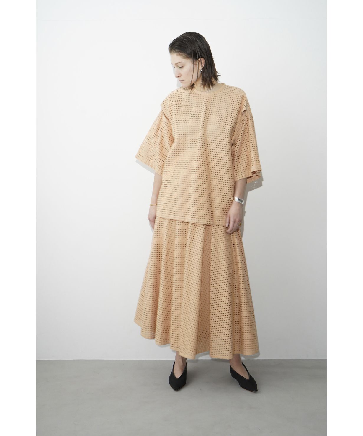 輝く高品質な セール 30%OFF】【セットアップ対応商品】DOT SKIRT MESH スカート