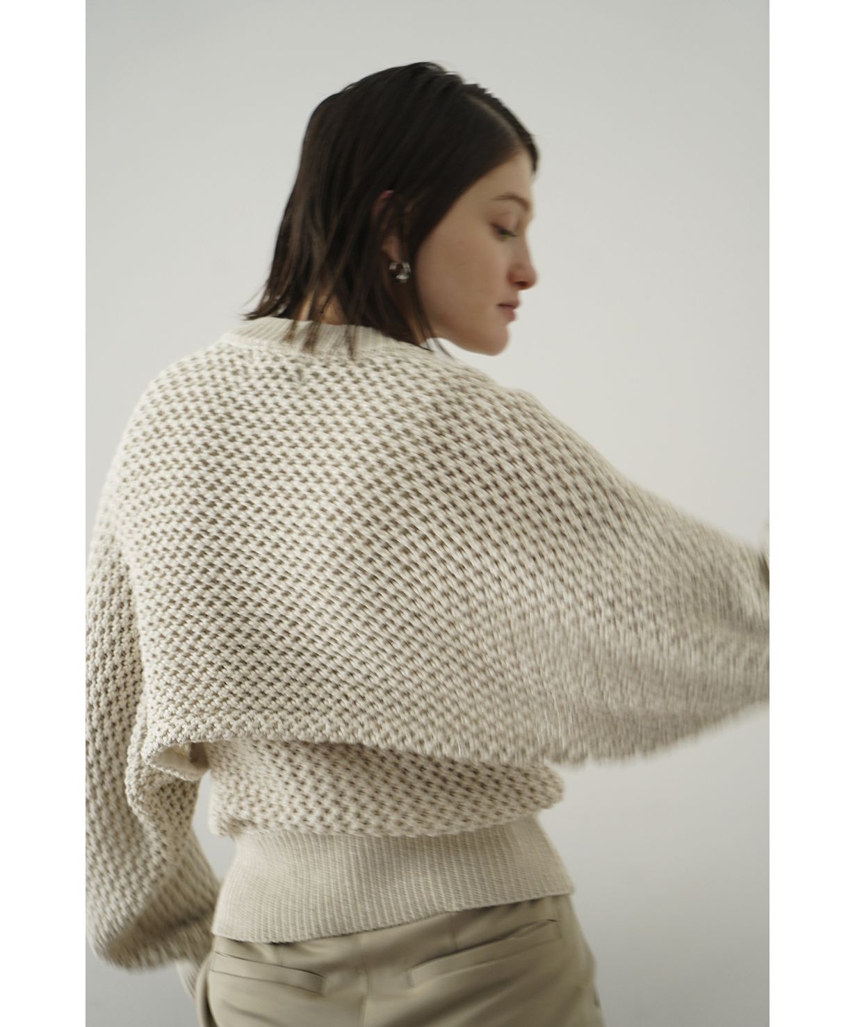 CLANE / クラネ BOLERO SET UP MESH KNIT TOPSファンの服飾品販売レディース