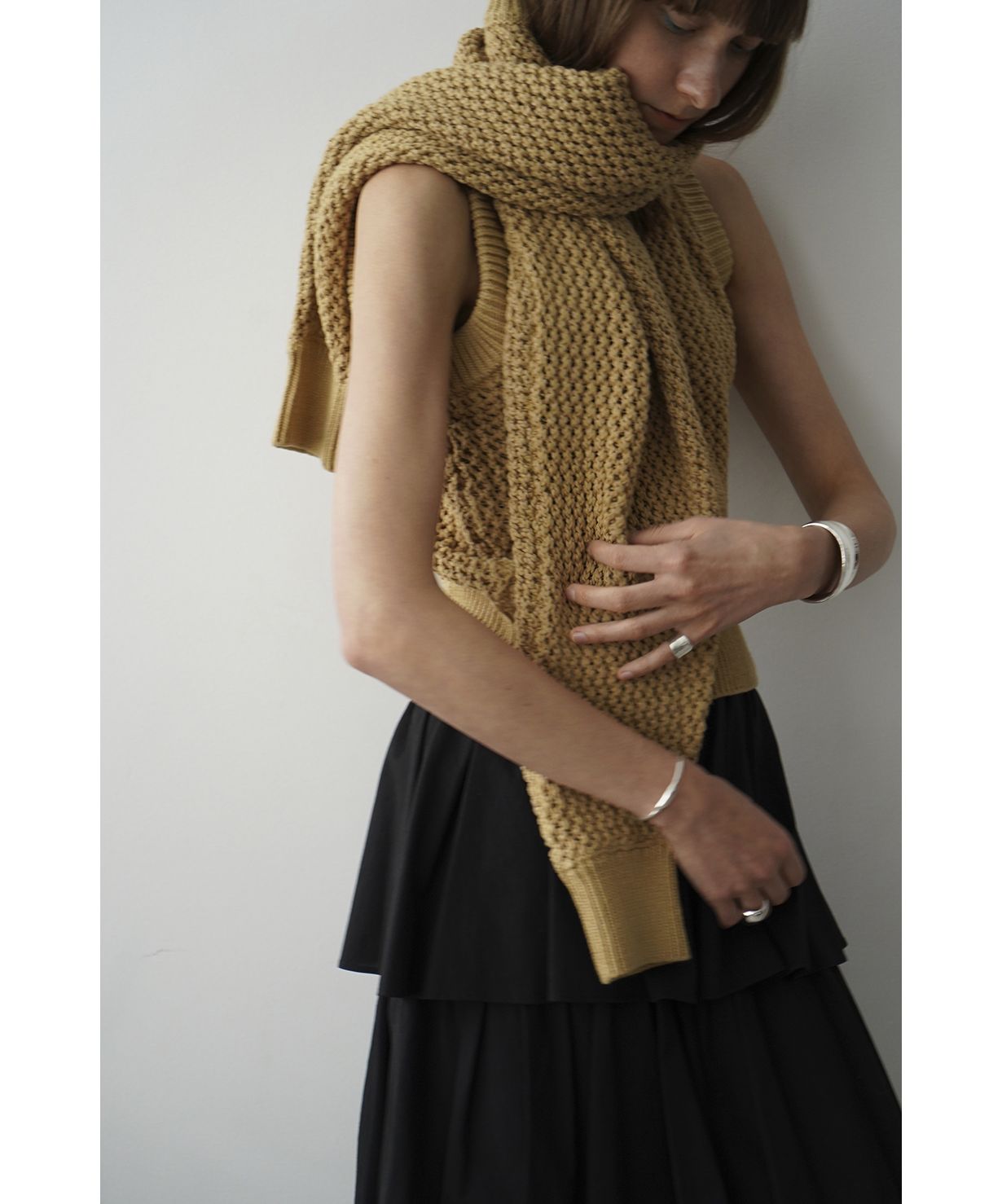 セール】BOLERO SET UP MESH KNIT TOPS(505256614) | クラネ