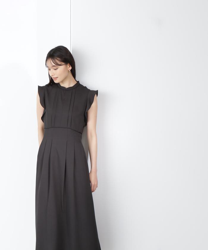 セール 30%OFF】サテンコードパイピングワンピース(505274607