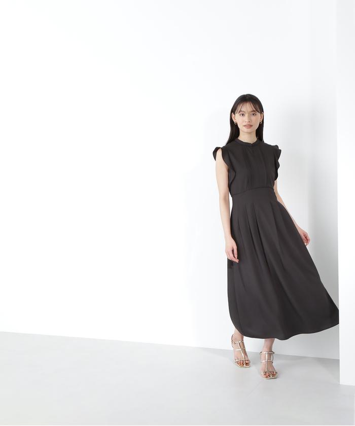セール 30%OFF】サテンコードパイピングワンピース(505274607