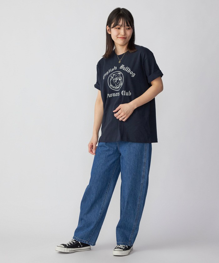 セール】*【SHIPS別注】RUSSELL ATHLETIC: OLD ENGLISH プリント