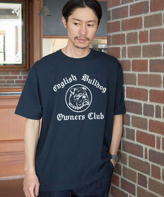 セール】*【SHIPS別注】RUSSELL ATHLETIC: OLD ENGLISH プリント