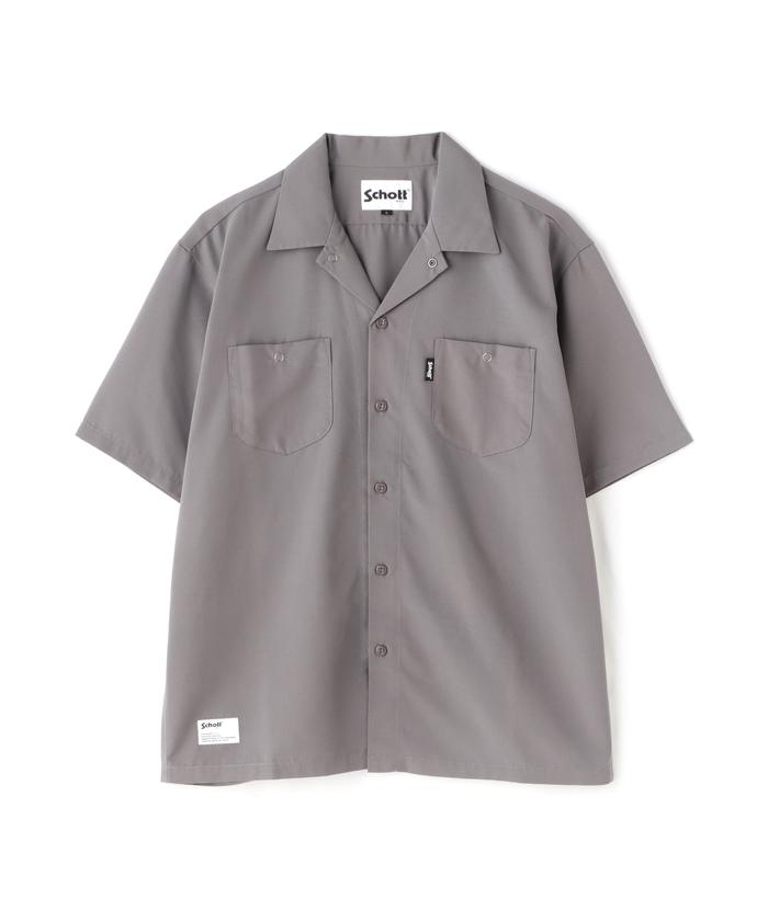 SCHOTT ワークシャツ　ベージュ　L SCHOTT ワークシャツ ベージュ L トップス