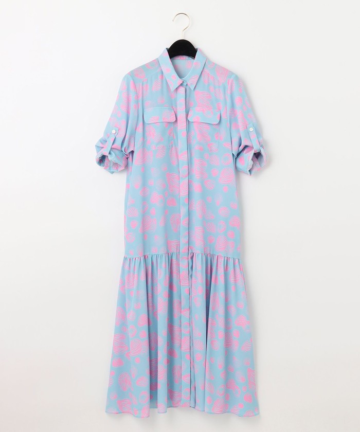 セール 30%OFF】シェルモチーフシャツワンピース(505256739 
