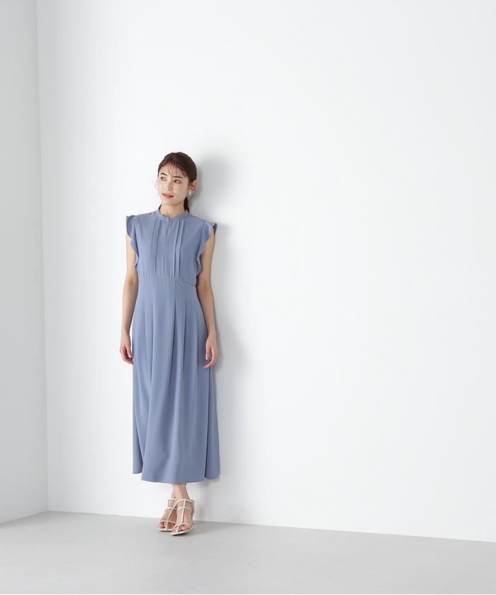 セール 30%OFF】サテンコードパイピングワンピース(505274607