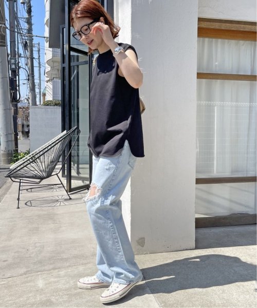 ≪追加≫ファインコットンジャージーノースリーブプルオーバー(505277717) スピック&スパン(Spick Span) d fashion リング クロスボーダー ストリート 銀色 フリーサイズ