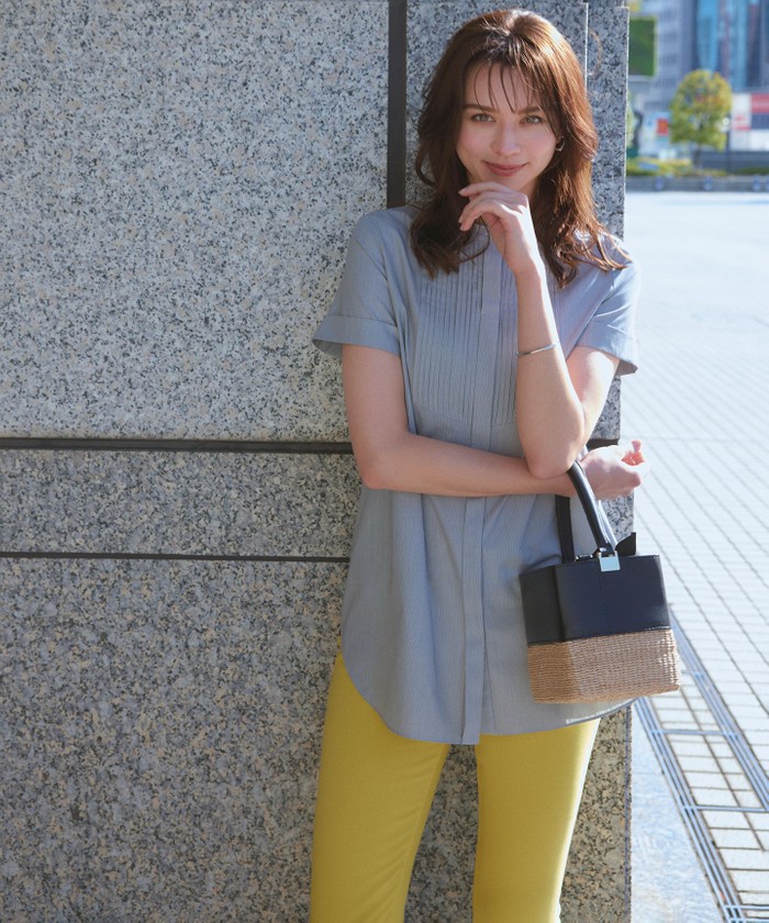 セール 30%OFF】【洗える】コットンポプリン ピンタック