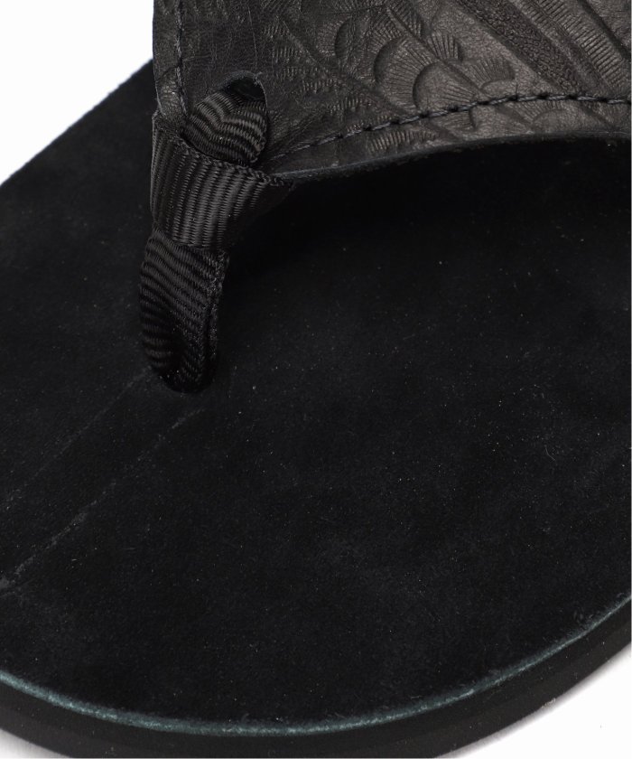 THE SANDALMAN×JOURNAL STANDARD】別注 FLORAL×SUEDE ハナオサンダル