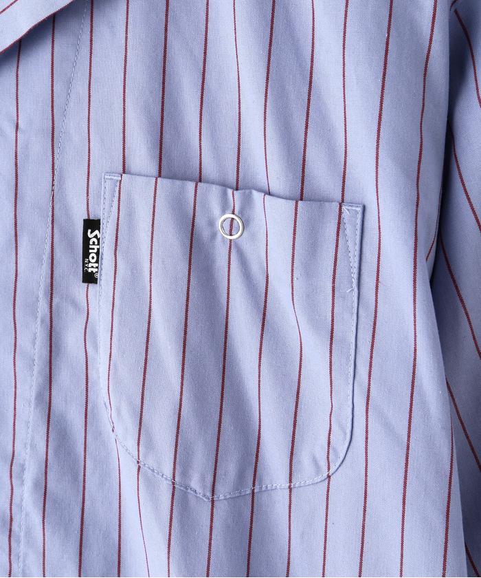 セール】STRIPE S/S WORK SHIRT/ストライプワークシャツ