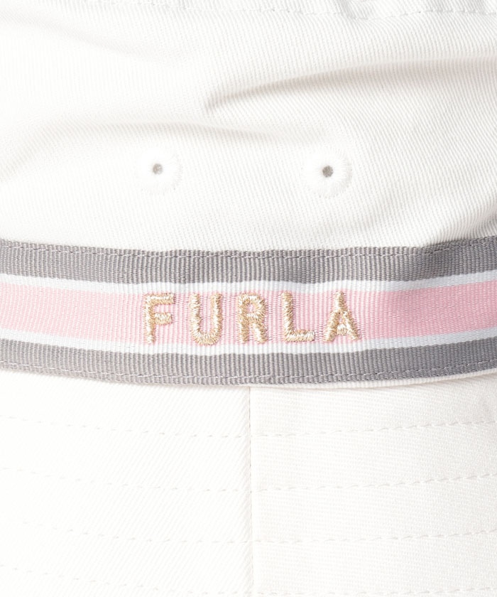 【シンプル】FURLAフルラ バケットハット グログラン巻き シンプル】FURLAフルラ バケットハット グログラン巻き