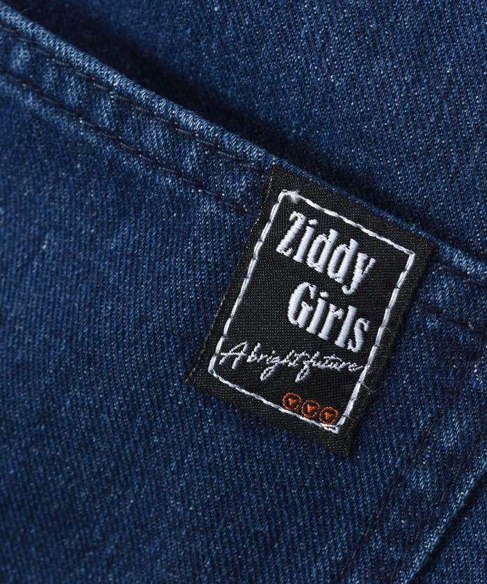 平成レトロ d.i.a JEANS デニムショートパンツ セール】ベルト付きダメージデニムショートパンツ(130~160cm