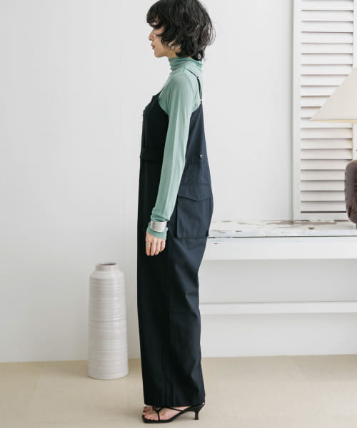 セール 50%OFF】フロントZIPサロペット(505176748