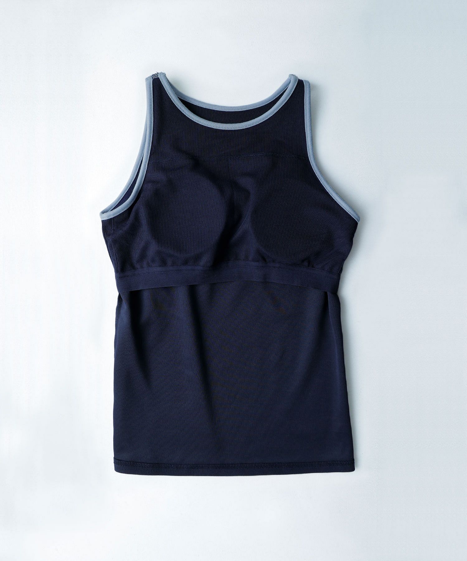 エコ リブ タンクトップ (ビンテージブルー) リブタンクトップ - ライトブルー - レディース | H&M JP