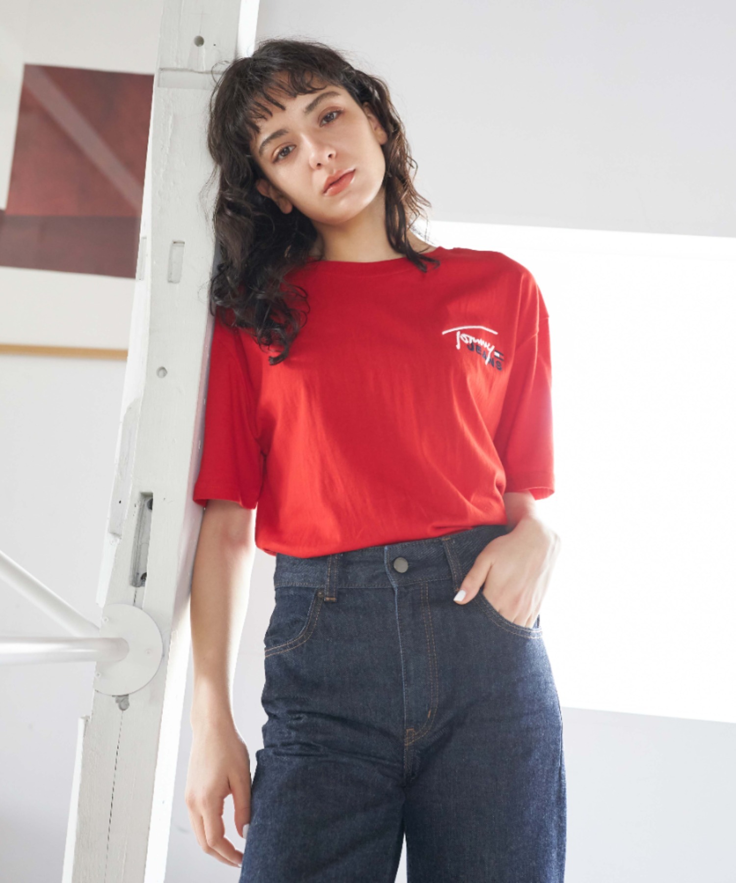  JEANS トミージーンズ クラシック チェストロゴ Tシャツ TOMMY JEANS トミージーンズ クラシックチェストロゴTシャツ