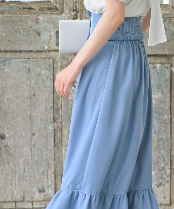 esica ランダムヘムロングスカート　新品 esica ランダムヘムロングスカート 新品