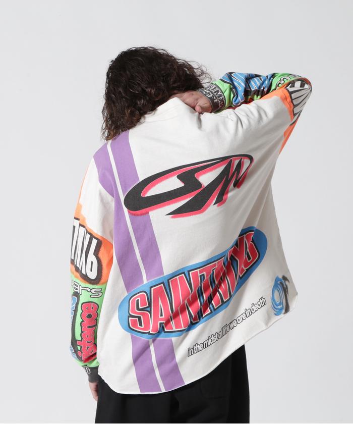 SAINT MICHAEL/セント マイケル/LS TEE/MOTOCLOSS/WHT(505277005 SAINT MICHAEL/セント マイケル/LS TEE/MOTOCLOSS/WHT(505277005