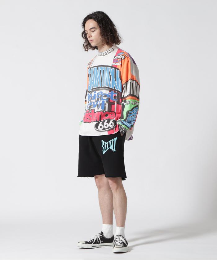 SAINT MICHAEL/セント マイケル/LS TEE/MOTOCLOSS/WHT(505277005 SAINT MICHAEL/セント マイケル/LS TEE/MOTOCLOSS/WHT(505277005