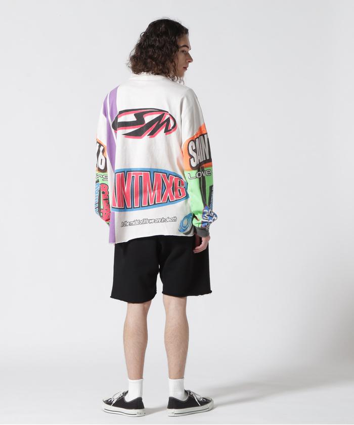 【新品】Lサイズ セントマイケル Colorful Saint Logo LS SAINT MICHAEL/セント マイケル/LS TEE/MOTOCLOSS/WHT(505277005