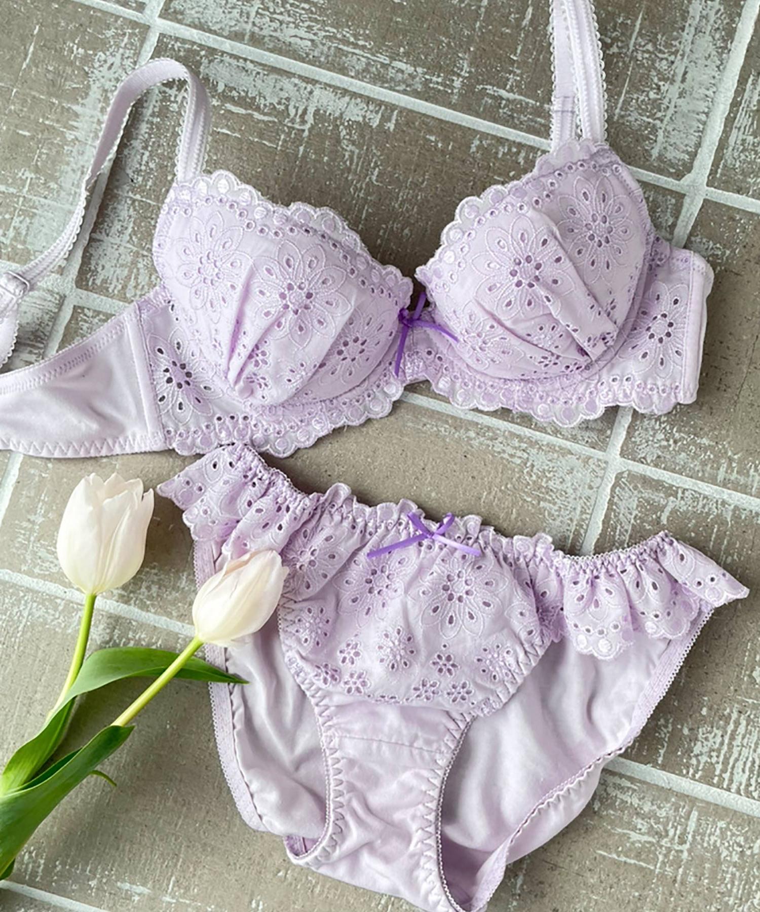 ❤︎イタリアランジェリー Verdissima❤︎コットン パジャマセット パープル クーポン】【セール25%OFF】フランデランジェリー fran de