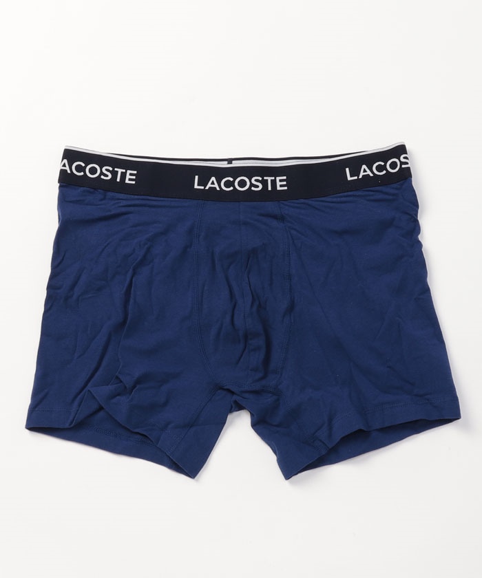 セール】ラコステ LACOSTE ボクサーパンツ 3枚セット 6H3420 父
