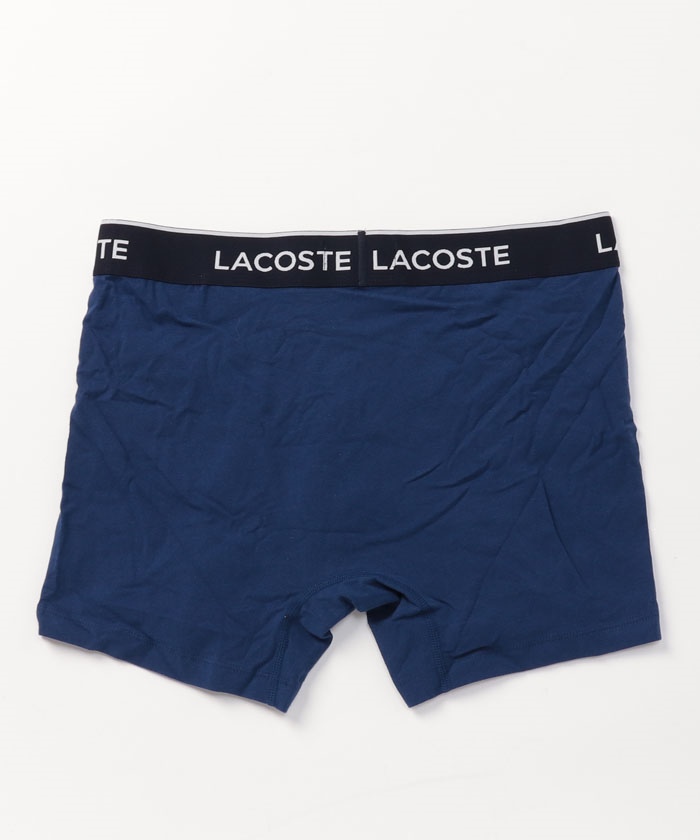 ラコステ ＊関税 送料込＊ Lacoste ボクサー パンツ ブランドネームデザイン3パックボクサーパンツ 5H3389L