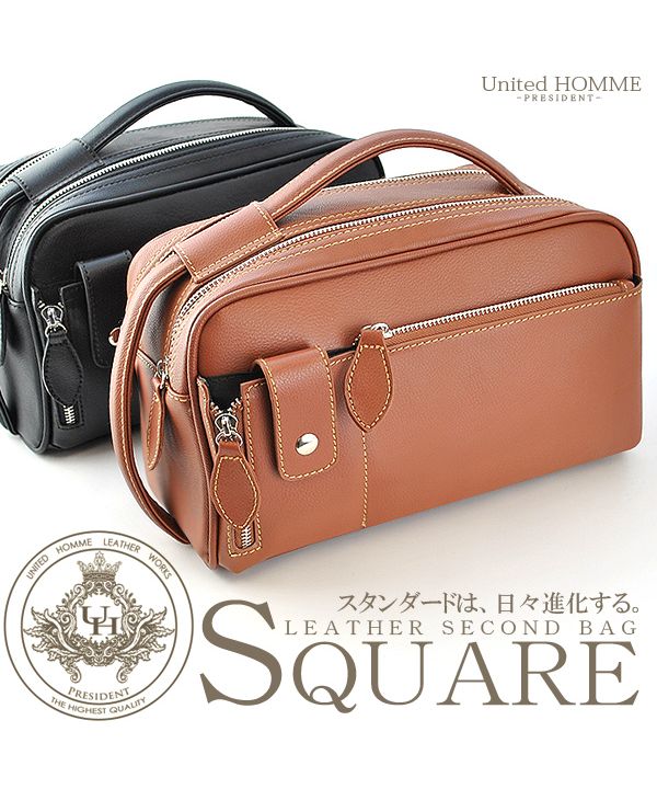カッズセレクト KAZZU SELECT セカンドバッグ メンズ ダブル