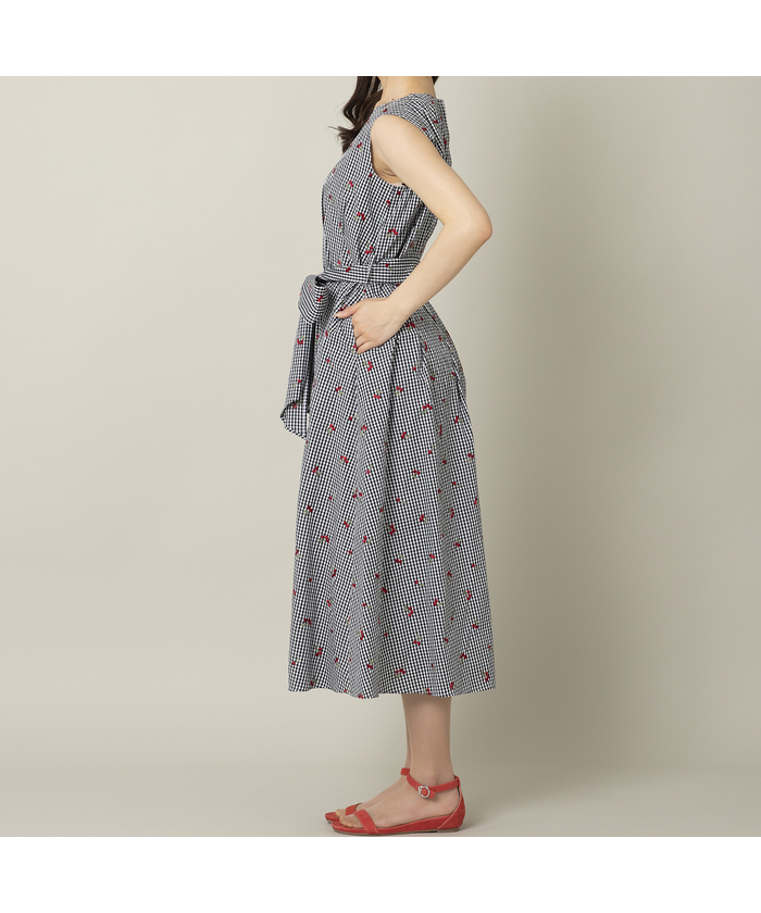 セール 50%OFF】チェリー刺繍ワンピース(505284796) | ローズ