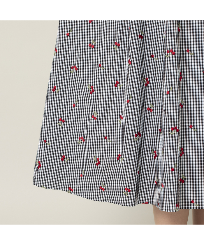 セール 50%OFF】チェリー刺繍ワンピース(505284796) | ローズ