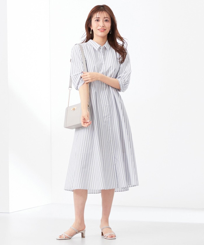 さわやかに着飾る♪【Alice + Olivia】デニム シャツ ワンピース Miranda Maxi Denim Dress In Lola Blue | Alice + Olivia